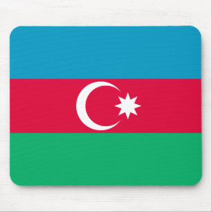 Patriotic Azerbajdzjan Flagga Musmatta
