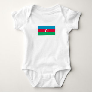 Patriotic Azerbajdzjan Flagga T-shirt