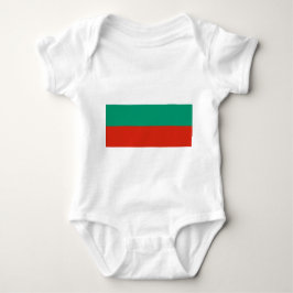 Patriotic baby bodykosti med flagga Bulgarien T Shirt
