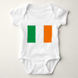 Patriotic baby bodykosti med flagga Irland T Shirt
