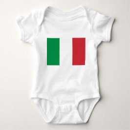 Patriotic baby bodykosti med flagga Italien T Shirt