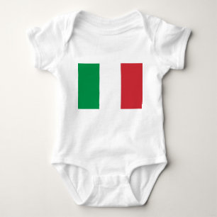 Patriotic baby bodykosti med flagga Italien T Shirt