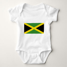 Patriotic baby bodykosti med flagga Jamaica T Shirt