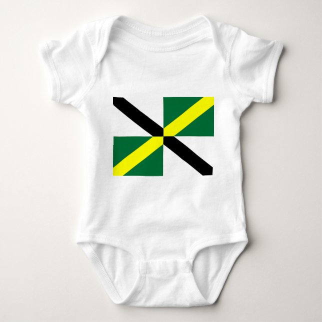 Patriotic baby bodykosti med flagga Monterey USA T Shirt (Framsida)