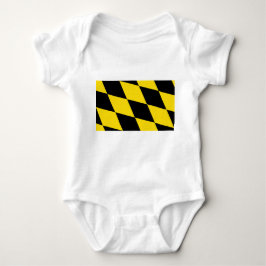 Patriotic baby bodykosti med flagga München T Shirt
