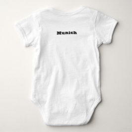 Patriotic baby bodykosti med flagga München T Shirt