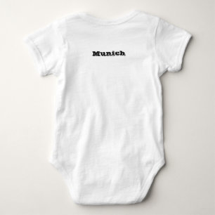 Patriotic baby bodykosti med flagga München T Shirt