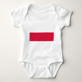 Patriotic baby bodykosti med flagga Polen T Shirt