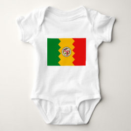 Patriotic baby bodykosti med Los Angeles flagga T Shirt