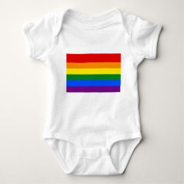 Patriotic baby-bodykosti med Pride flagga HBT T Shirt