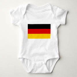 Patriotic baby bodykosti med Tyskland flagga T Shirt