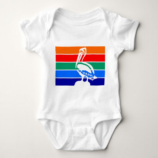 Patriotic baby, flagga of St Petersburg T Shirt (Framsida)