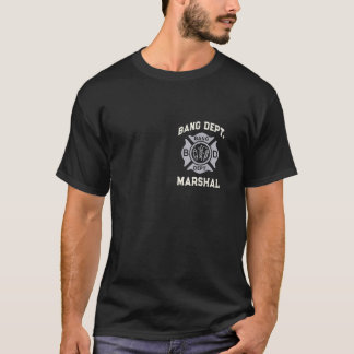 Patriotic Bang Dept MARSHAL juli 4:e Fireworks Saf T Shirt