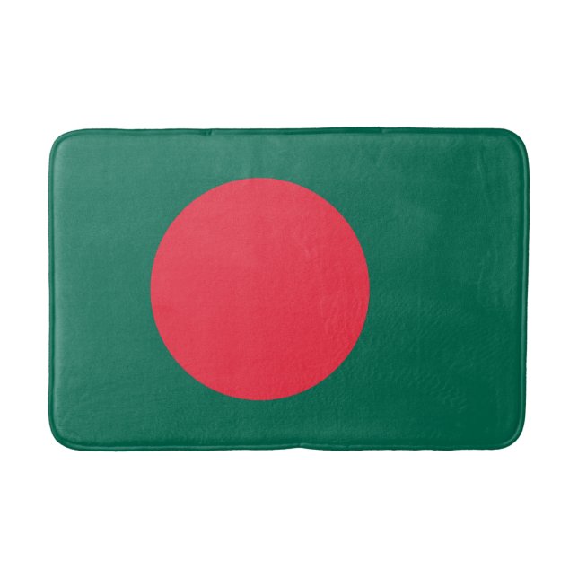 Patriotic Bangladesh Flagga Badrumsmatta (Framsidan)
