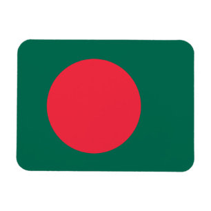 Patriotic Bangladesh Flagga Magnet