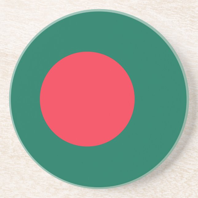 Patriotic Bangladesh Flagga Underlägg (Framsidan)