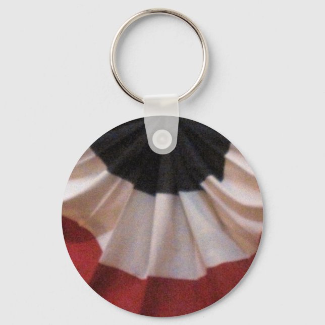 Patriotic Banner Nyckelring (Framsida)
