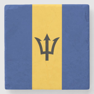 Patriotic Barbados Flagga Stenunderlägg