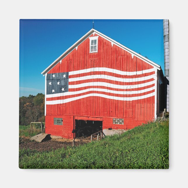 Patriotic Barn Magnet (Framsidan)