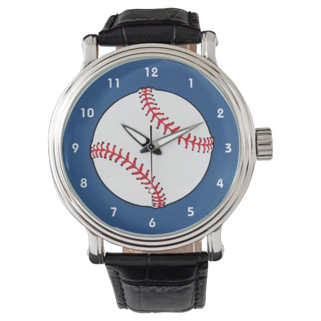 Patriotic Baseball Watch Armbandsur (Framsida)