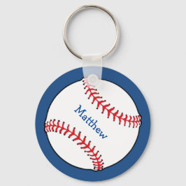 Patriotic Baseboll nyckelring