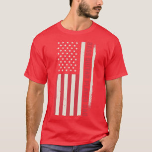 Patriotic Bassistance Guitarist Bass Guitar Player T Shirt