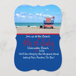 Patriotic Beach Patrol Inbjudningar