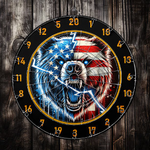 Patriotic Bear Lightning Ignorerar nämnden Darttavla