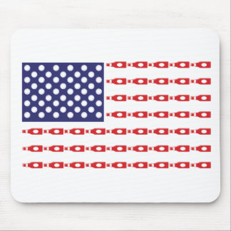 Patriotic Beer Flaska Flagga Musmatta