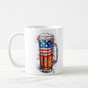 Patriotic Beer Mugg