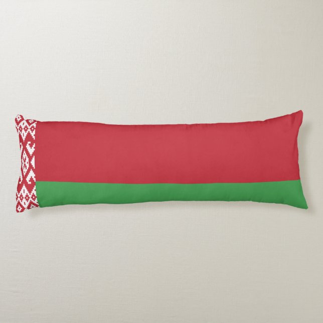 Patriotic Belarus Flagga Body Pillow Kroppskudde (Baksidan)