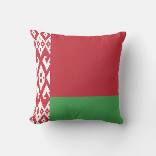 Patriotic Belarus Flagga Dekorativ kudde