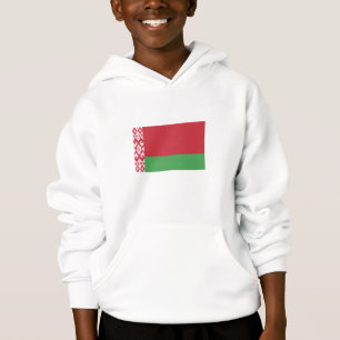 Patriotic Belarus Flagga Hoodie T Shirt