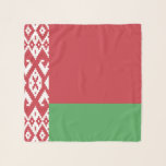 Patriotic Belarus Flagga Scarf Sjal<br><div class="desc">Vitrysslands nationella flagga.</div>
