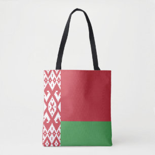 Patriotic Belarus Flagga Tote Bag Tygkasse