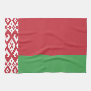 Patriotic Belarus Flagga Towel Kökshandduk