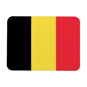 Patriotic Belgium Flagga Magnet