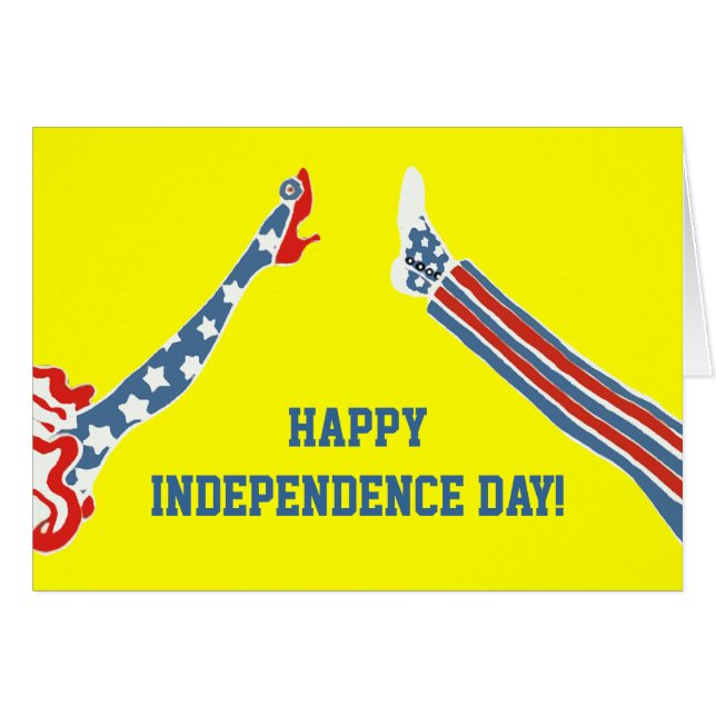 Patriotic Ben ~ Card OBS Kort (Framsidan Horizontal)