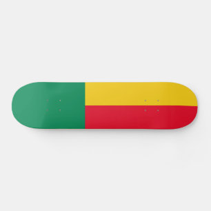 Patriotic Benin Flagga Mini Skateboard Bräda 18,5 Cm