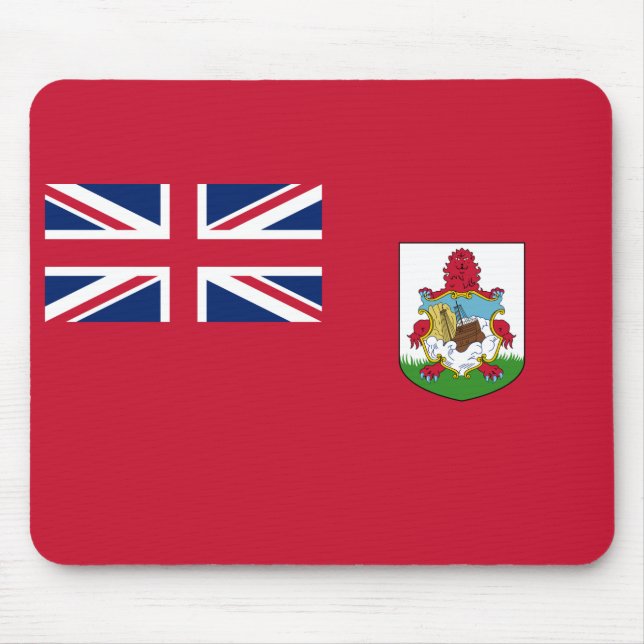 Patriotic Bermuda Flagga Musmatta (Framsidan)