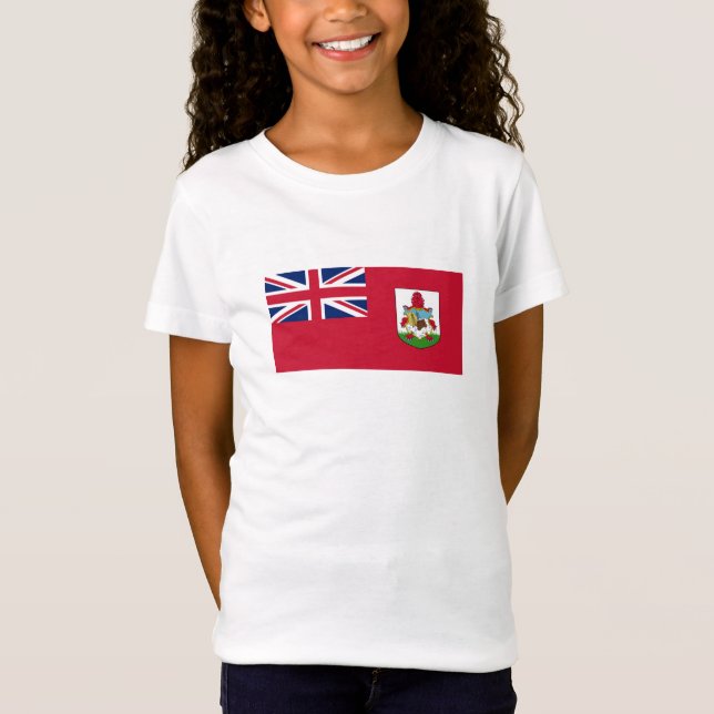 Patriotic Bermuda Flagga T Shirt (Framsida)