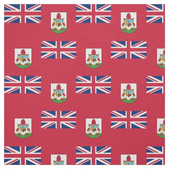 Patriotic Bermuda Flagga Tyg (Provkarta)