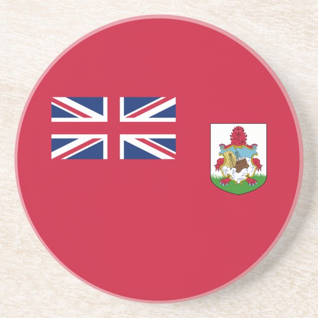 Patriotic Bermuda Flagga Underlägg (Framsidan)