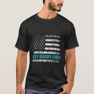 Patriotic Best Pappa någonsin med USA Flagga 4T T Shirt