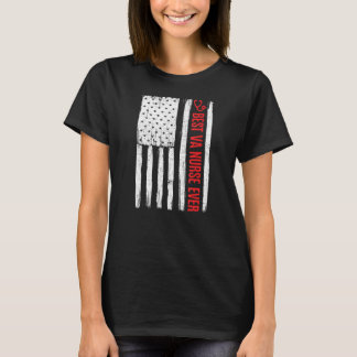 Patriotic Best Va Nurse Aldrig Veterans Affairs Am T Shirt