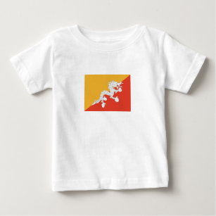 Patriotic Bhutan Flagga T Shirt