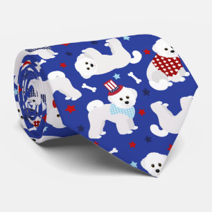 Patriotic Bichon Frise Slips