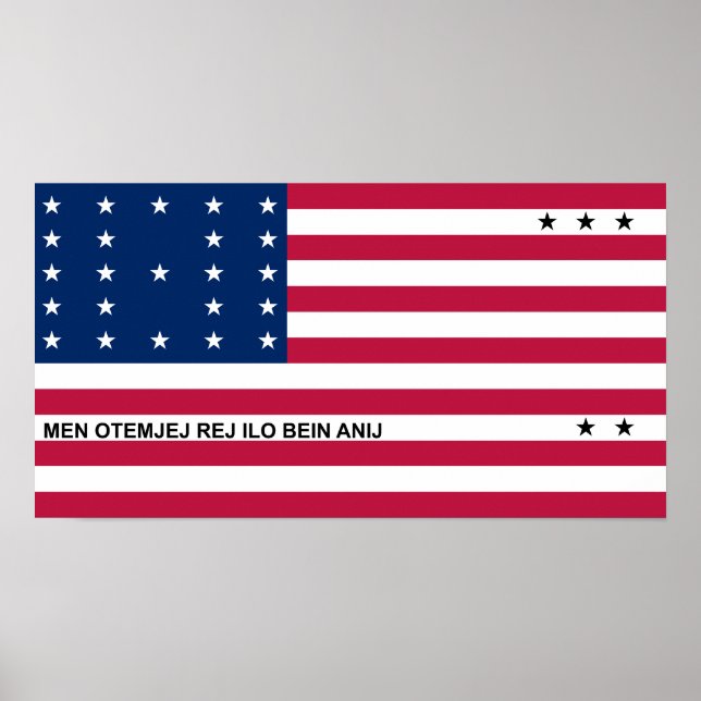 Patriotic Bikini Afee Flagga Poster (Framsidan)