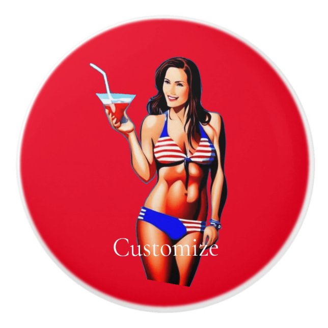 Patriotic Bikini Fitness Model Thunder_Cove Knopp (Framsidan)