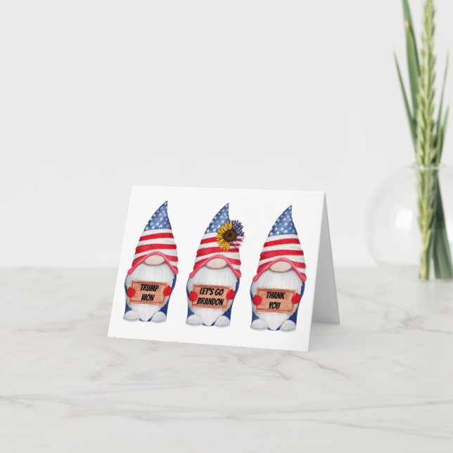 Patriotic Blank Note Cards  Anteckningskort (Framsida)